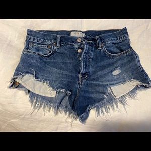 Free people Jean shorts